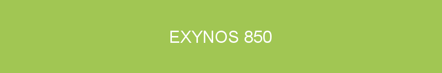 Exynos 850